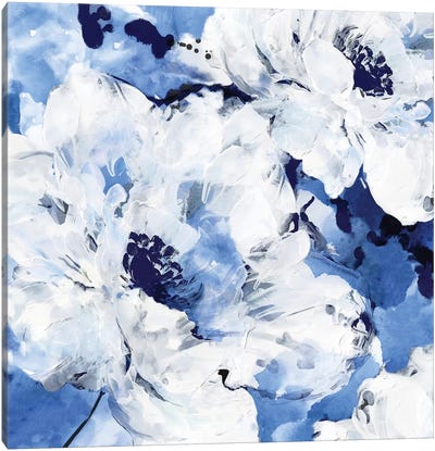 Little Blue I Canvas Art Print - Eva Watts