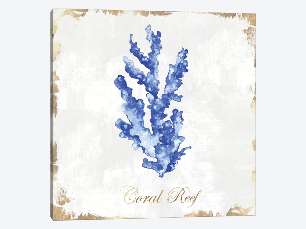 Blue Sea Coral  by Eva Watts 1-piece Art Print