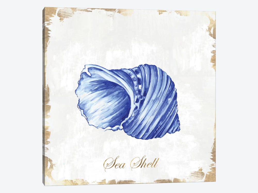 Blue Seashell by Eva Watts 1-piece Art Print