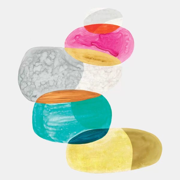 Minimalist Paintings: Color Combo I by Eva Watts