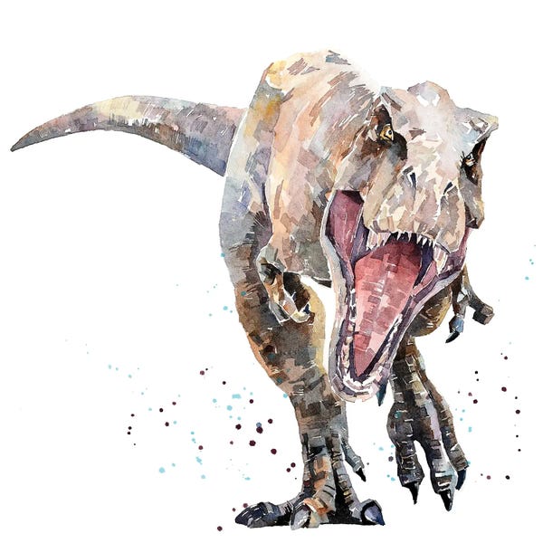 Prehistoric Animals: I Am A Pussycat, Honest by EdsWatercolours