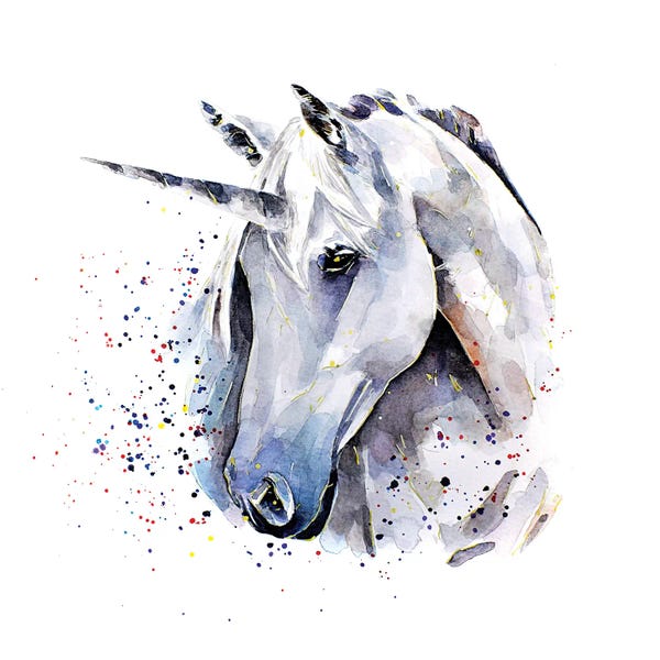 EdsWatercolours: Unicorn by EdsWatercolours