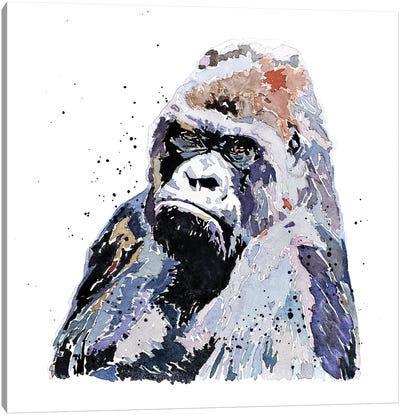 Big Boy Gorilla Canvas Art Print - Gorilla Art