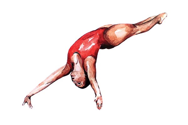 EdsWatercolours: Entry Point - The Swimmer by EdsWatercolours