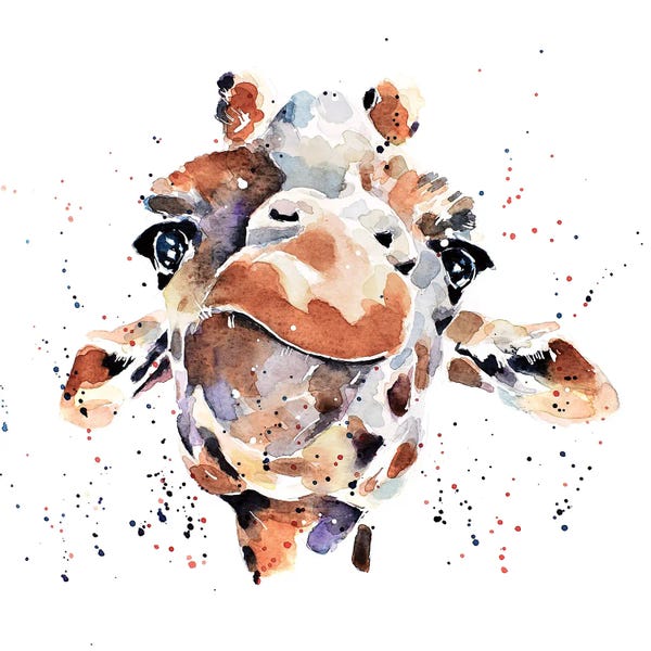EdsWatercolours: Giraffe I by EdsWatercolours