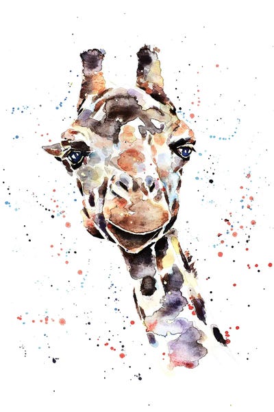 Giraffes: Giraffe II by EdsWatercolours
