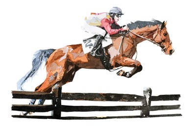 Go Hard Or Go Home by EdsWatercolours metal wall art