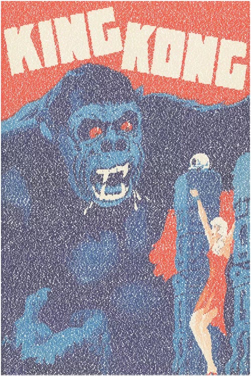 King Kong (Danish Market Movie Poster)