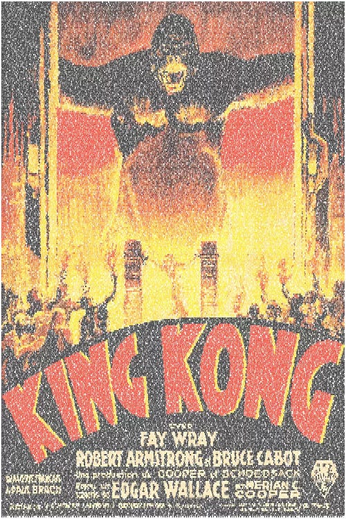 King Kong (French Market Movie Poster)