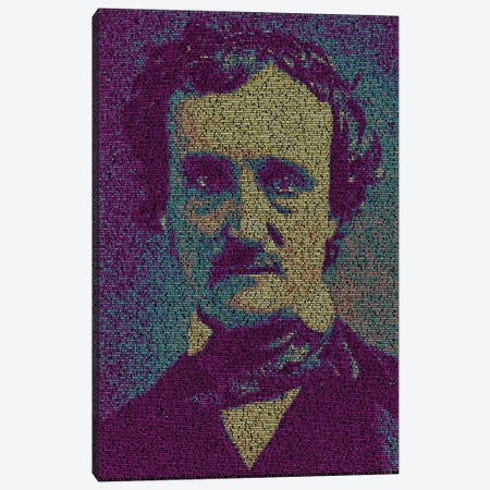 Poe - The Fall Of The House Of Usher Canvas Print #EWE19} by Robotic Ewe Canvas Art Print