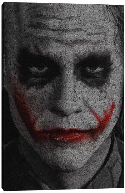 The Joker Canvas Art Print - Movie Fans