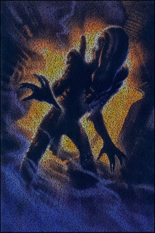 Alien by Robotic Ewe wall art