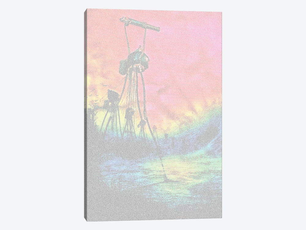 War Of The Worlds Cannon, Colour by Robotic Ewe 1-piece Canvas Print