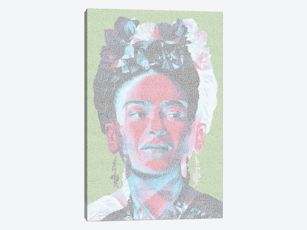 Frida White by Robotic Ewe 1-piece Canvas Print