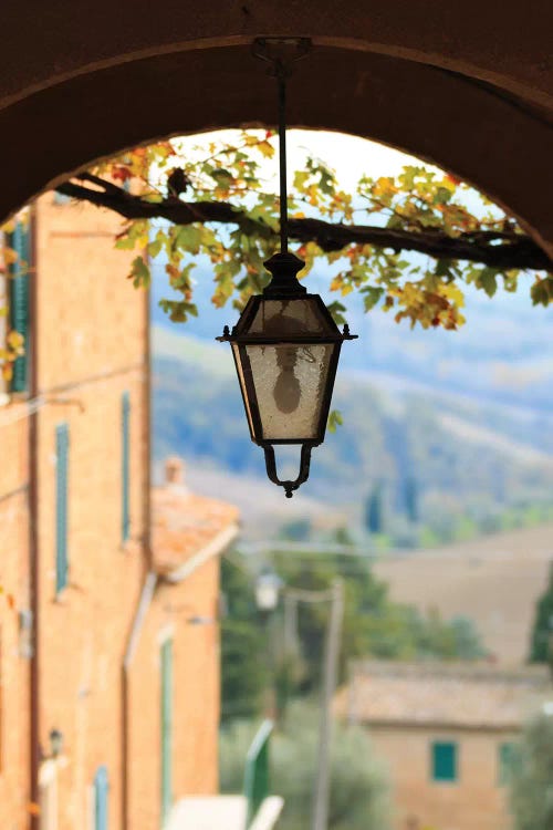 Italy, Tuscany, province of Siena, Chiusure. Hill town, center of the Crete sensei by Emily Wilson wall art