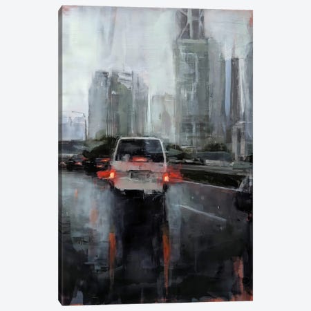 Rain In Kl I Canvas Print #EWK15} by Eduard Warkentin Canvas Artwork