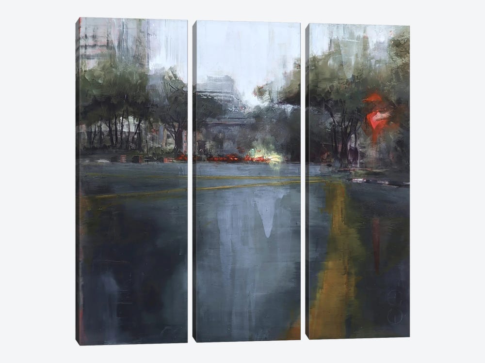 Rain In Kl IV by Eduard Warkentin 3-piece Canvas Art