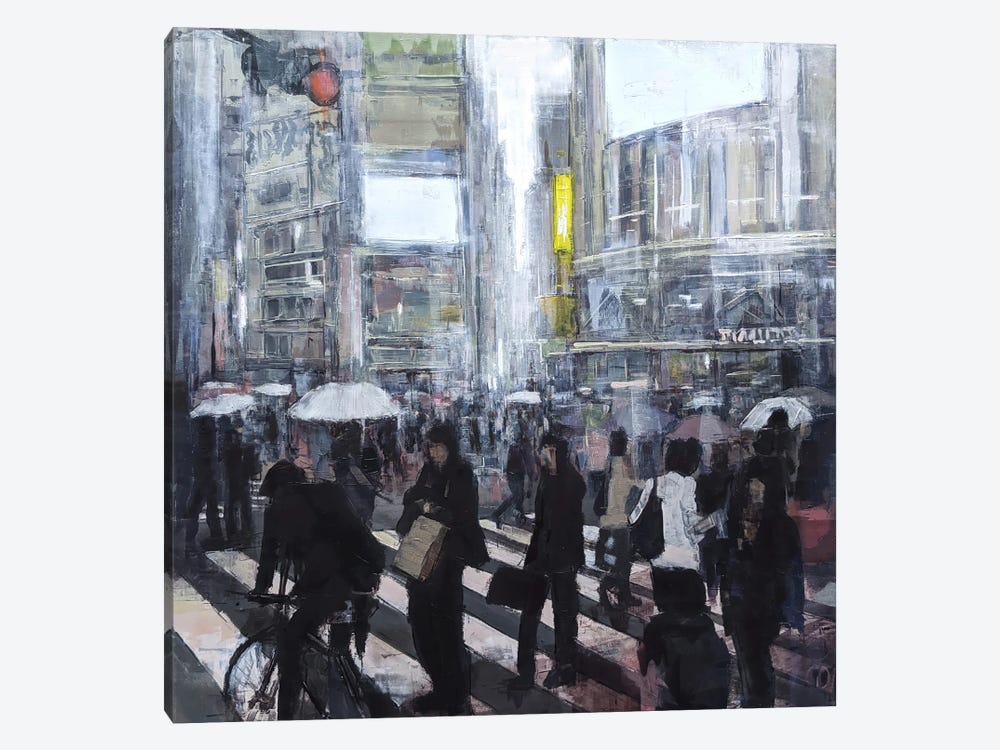 Tokyo-22-02 by Eduard Warkentin 1-piece Canvas Artwork