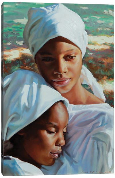 Baptism Sisters Canvas Art Print - Evan Wilson