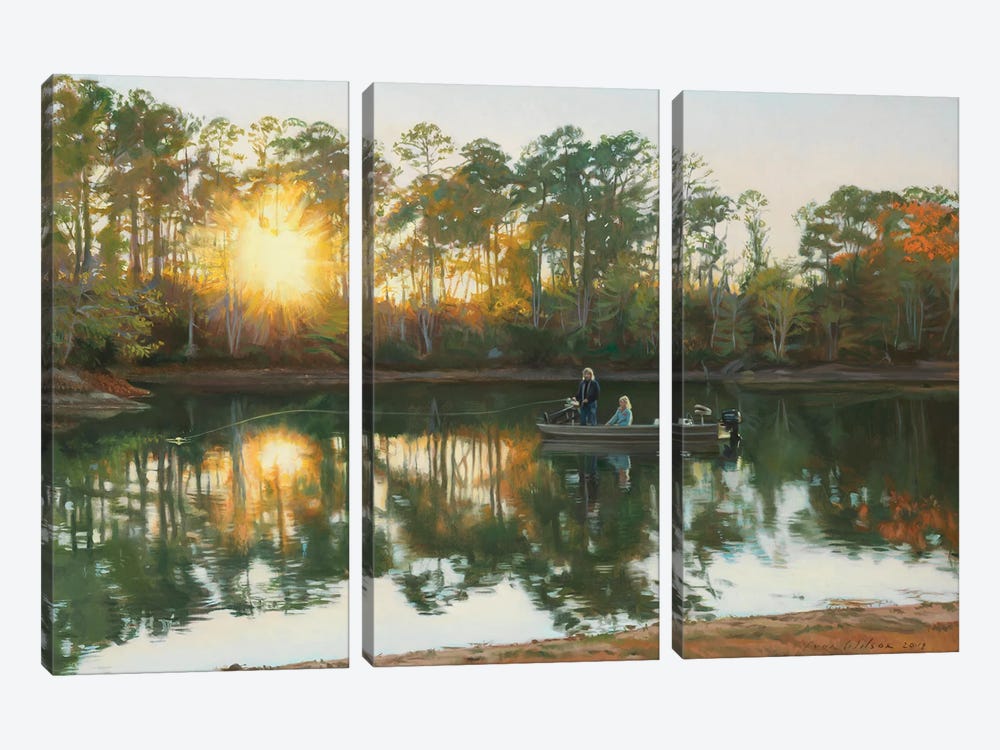 Gravel Pit by Evan Wilson 3-piece Canvas Wall Art