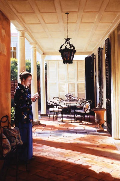 South Carolina: In A Charleston Courtyard by Evan Wilson