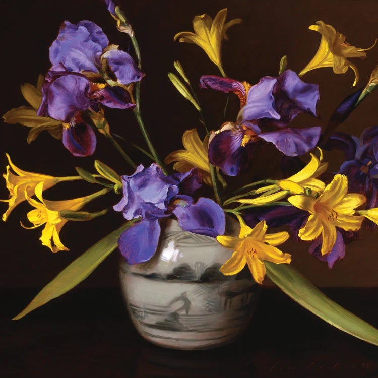 Irises And Lilies