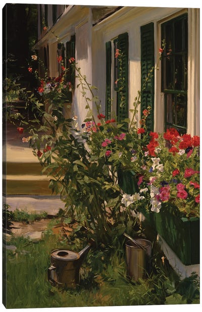 Summer Porch Canvas Art Print - Evan Wilson