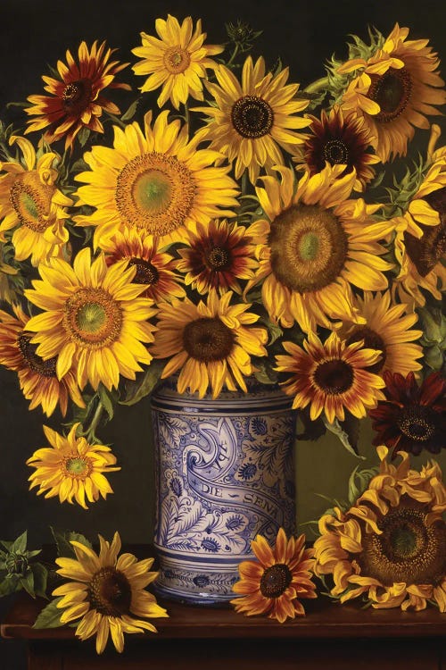 Sunflowers In An Italian Urn