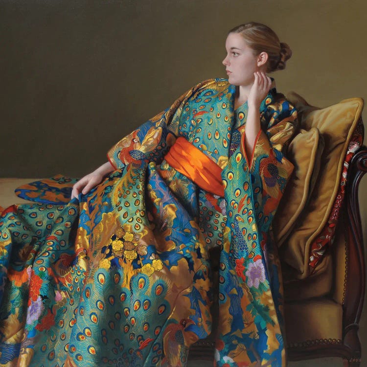 The Peacock Kimono II