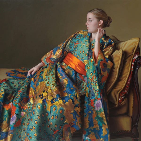 Evan Wilson: The Peacock Kimono II by Evan Wilson