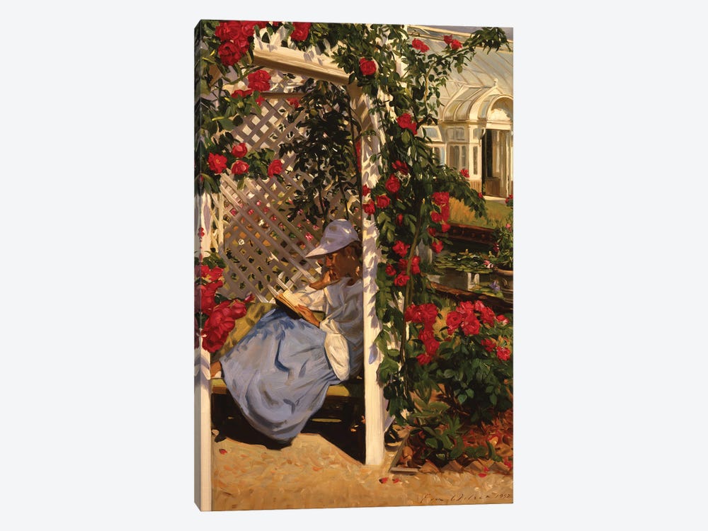 The Rose Garden by Evan Wilson 1-piece Canvas Artwork