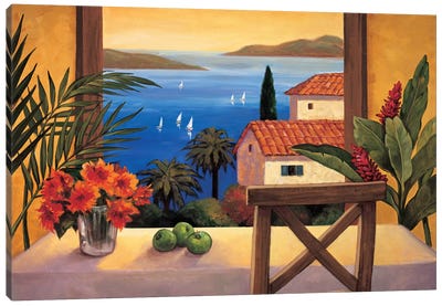 Ocean Breeze II Canvas Art Print - Apple Art