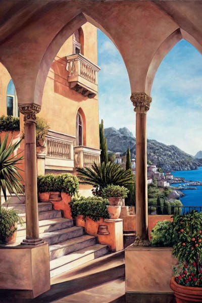 Arches: Palazzo On Amalfi by Elizabeth Wright