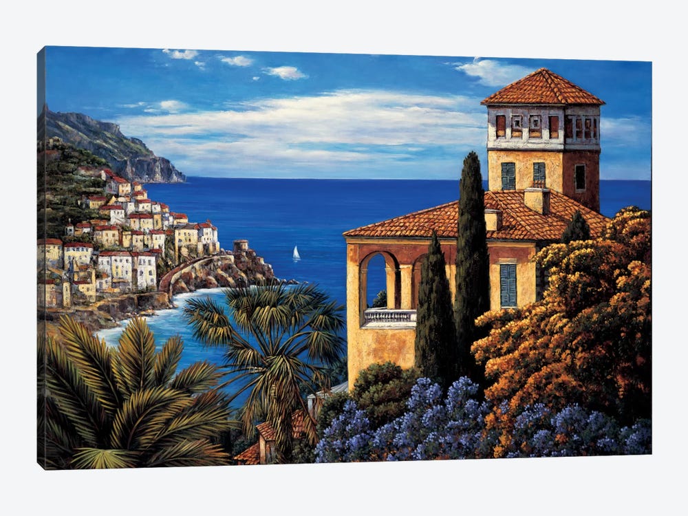 The Amalfi Coast by Elizabeth Wright 1-piece Canvas Wall Art