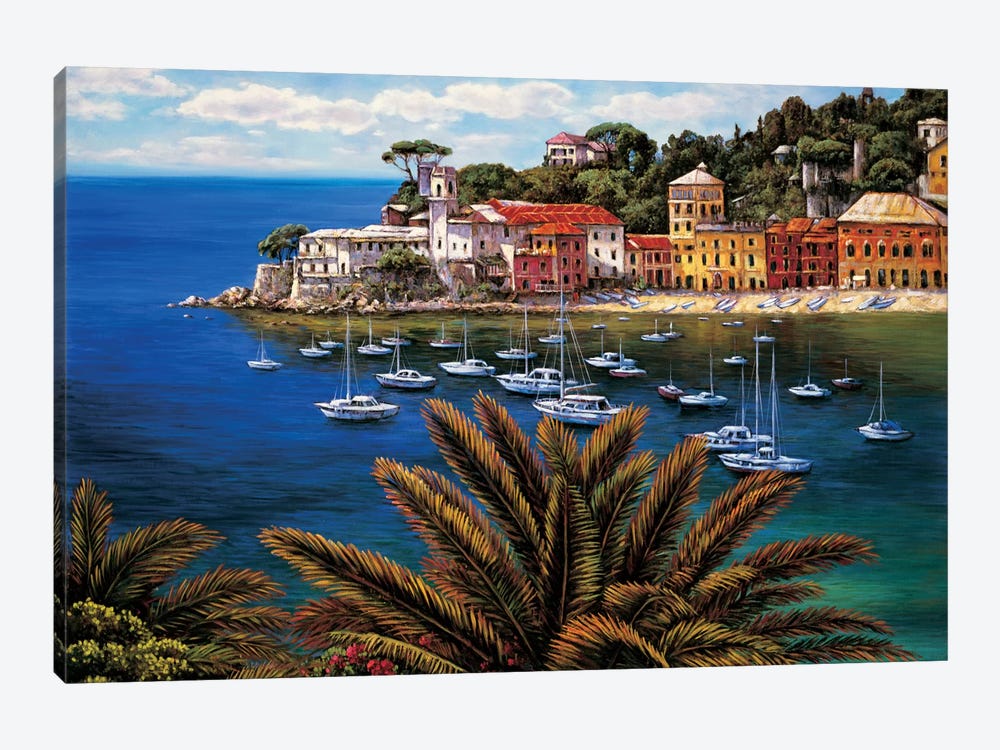 The Tuscan Coast by Elizabeth Wright 1-piece Canvas Print