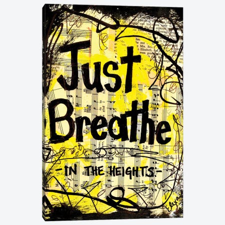 Breathe From In The Heights Canvas Print #EXB101} by Elexa Bancroft Canvas Art Print