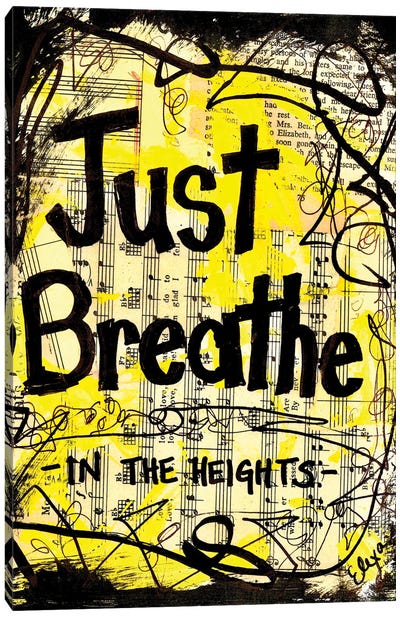 Breathe From In The Heights Canvas Art Print - Elexa Bancroft