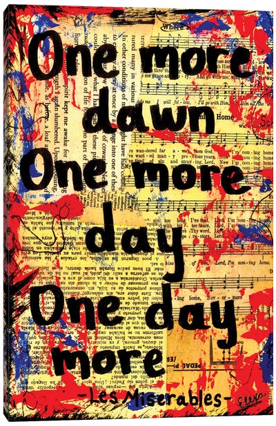 One More Dawn From Les Miserables Canvas Art Print - Broadway & Musicals