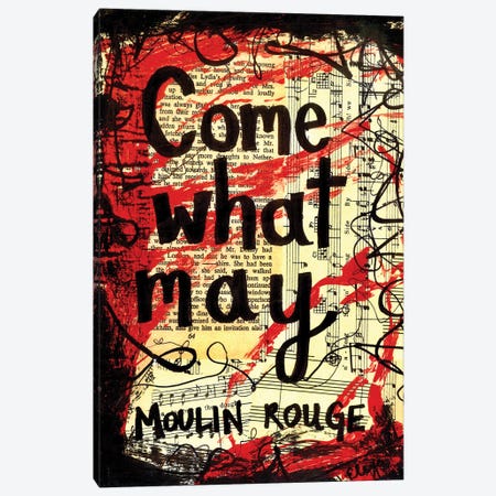Come What May From Moulin Rouge Canvas Print #EXB106} by Elexa Bancroft Canvas Art