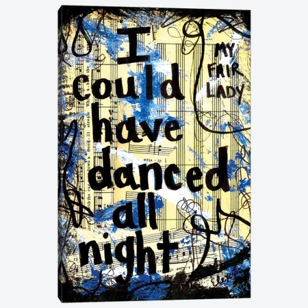 Danced From My Fair Lady Canvas Print #EXB107} by Elexa Bancroft Canvas Wall Art