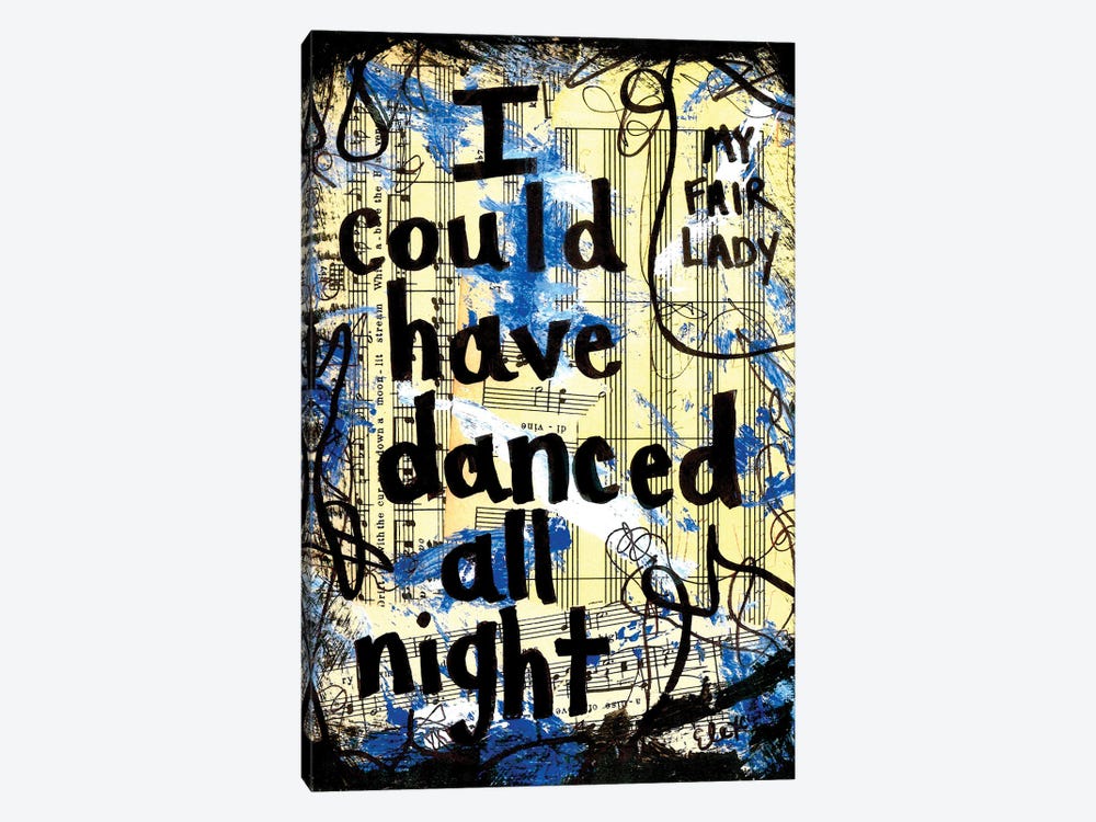 Danced From My Fair Lady by Elexa Bancroft 1-piece Canvas Art