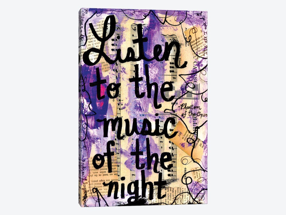 Music Of The Night Phantom by Elexa Bancroft 1-piece Canvas Art