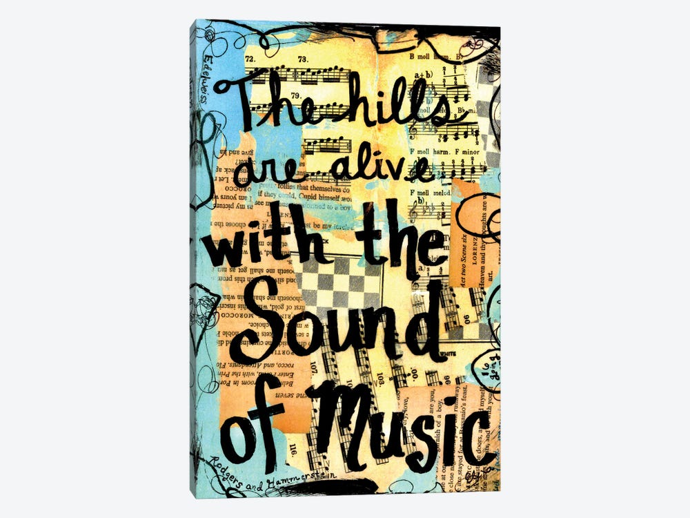 Hills From Sound Of Music by Elexa Bancroft 1-piece Canvas Art