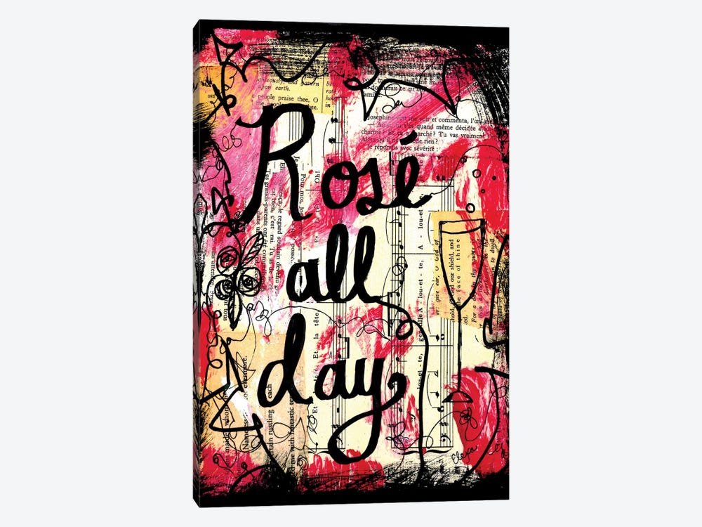 Rose All Day by Elexa Bancroft 1-piece Canvas Print