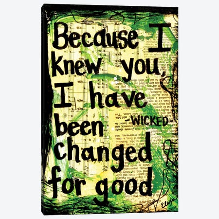 Because I Knew You Wicked Canvas Print #EXB11} by Elexa Bancroft Canvas Art