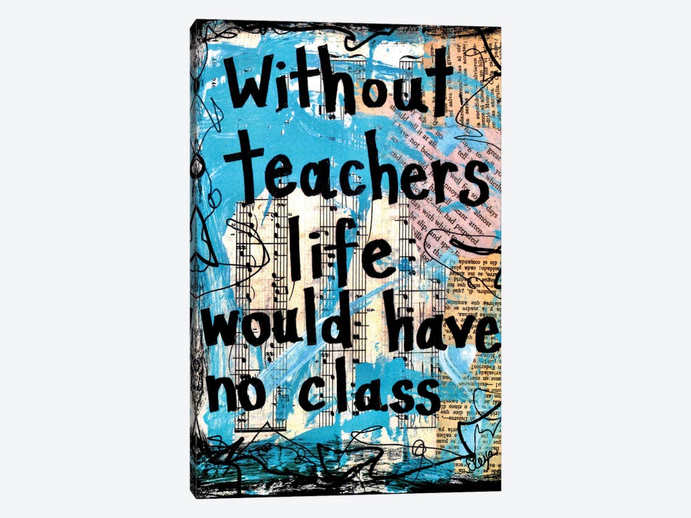 Teachers Class by Elexa Bancroft 1-piece Canvas Print