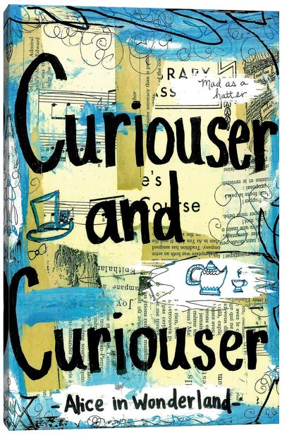 Curiouser Canvas Art Print - Limited Edition Movie & TV Art