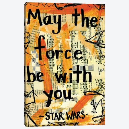 Force - Star Wars Canvas Print #EXB149} by Elexa Bancroft Canvas Print