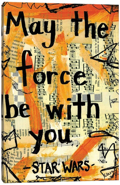 Force - Star Wars Canvas Art Print - Elexa Bancroft