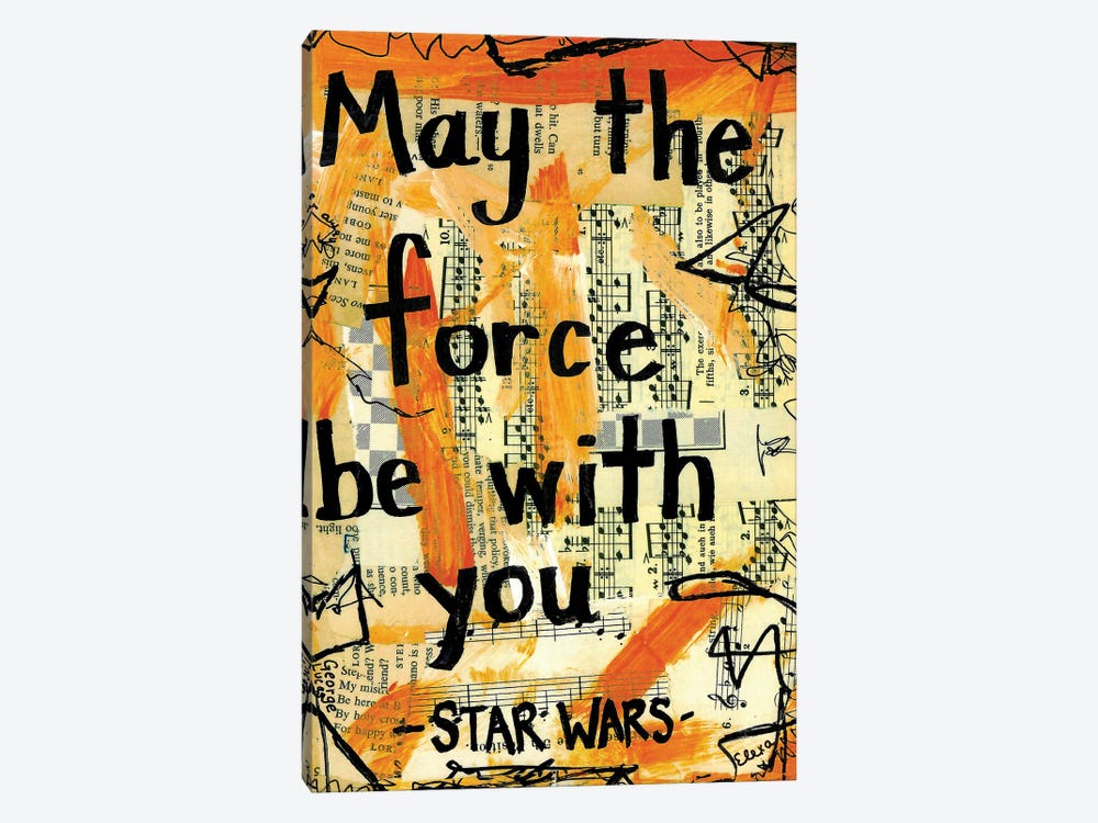 Force - Star Wars by Elexa Bancroft 1-piece Canvas Wall Art
